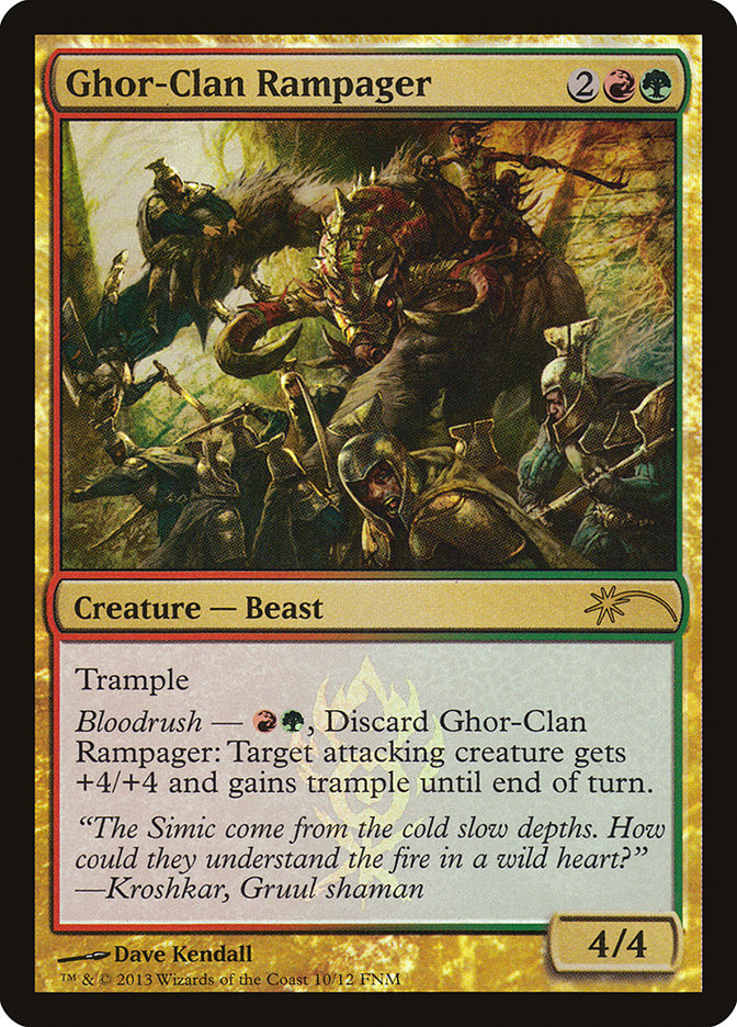 Ghor-Clan Rampager – Friday Night Magic 2013 [F13] – English – #10