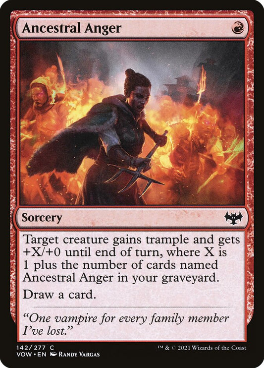 Ancestral Anger – Innistrad: Crimson Vow [VOW] – English – #142