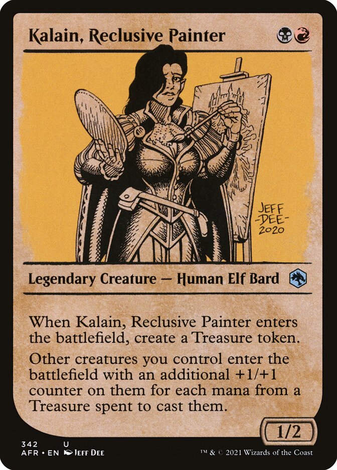 Kalain, Reclusive Painter – Adventures in the Forgotten Realms [AFR] – D – #342