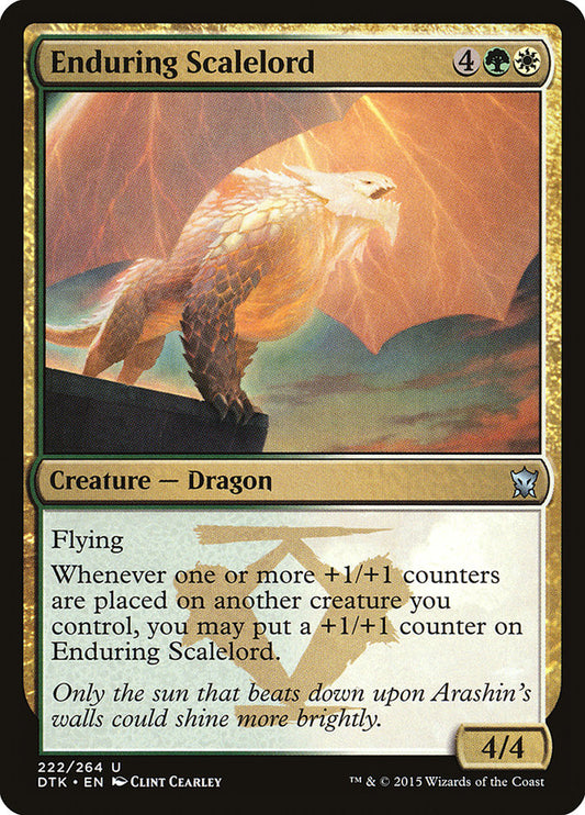 Enduring Scalelord – Dragons of Tarkir [DTK] – English – #222