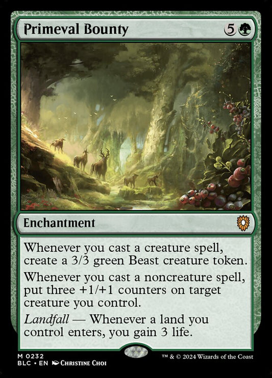 Primeval Bounty – Bloomburrow Commander [BLC] – English – #232