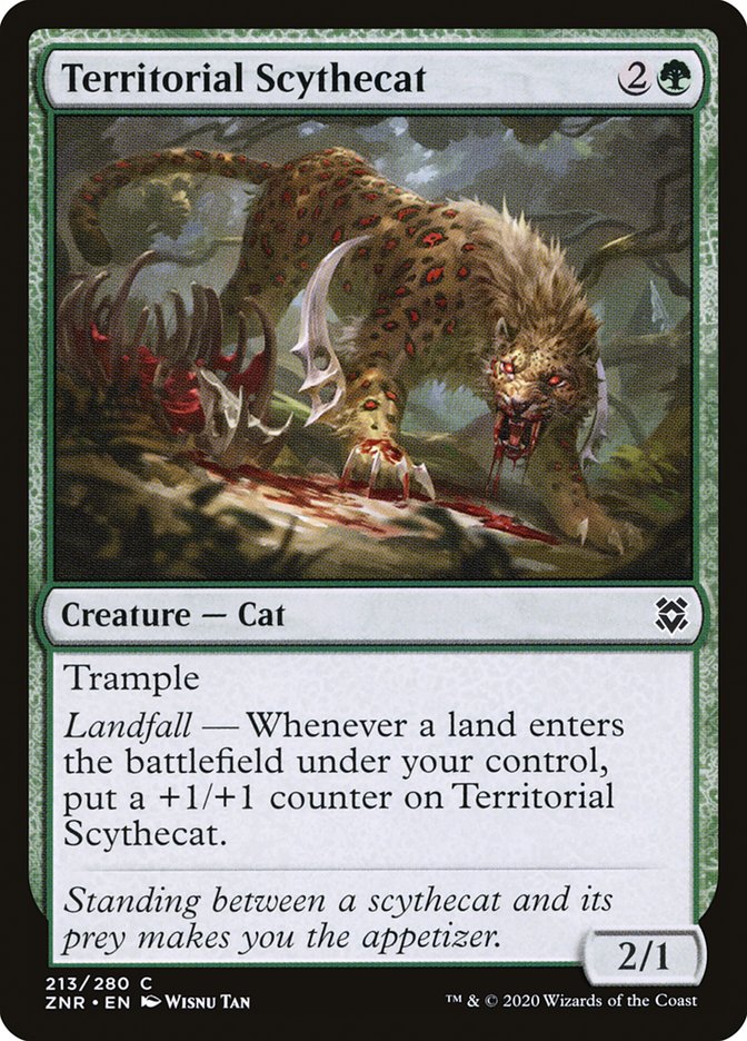Territorial Scythecat – Zendikar Rising [ZNR] – English – #213