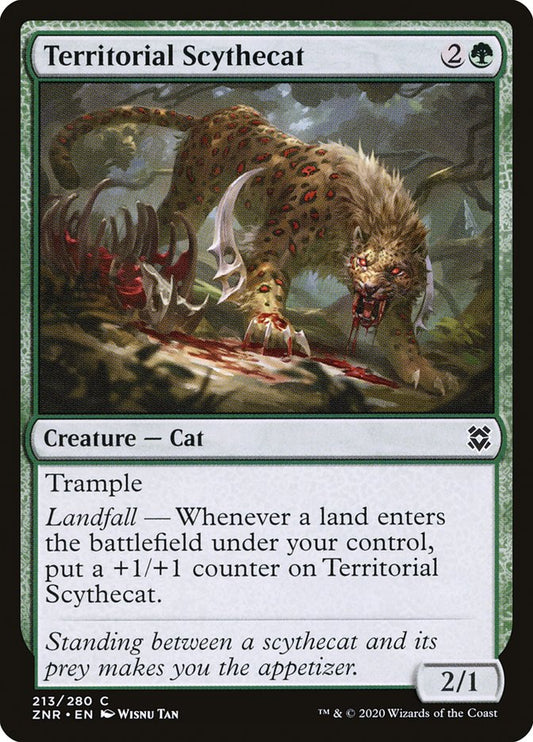 Territorial Scythecat – Zendikar Rising [ZNR] – English – #213