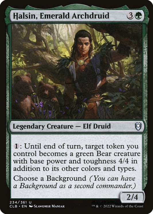Halsin, Emerald Archdruid – Commander Legends: Battle for Baldur's Gate [CLB] – D – #234