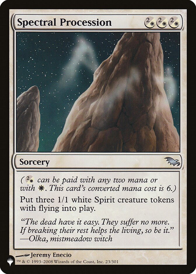 Spectral Procession – The List [PLST] – English – #SHM-23