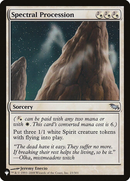 Spectral Procession – The List [PLST] – English – #SHM-23