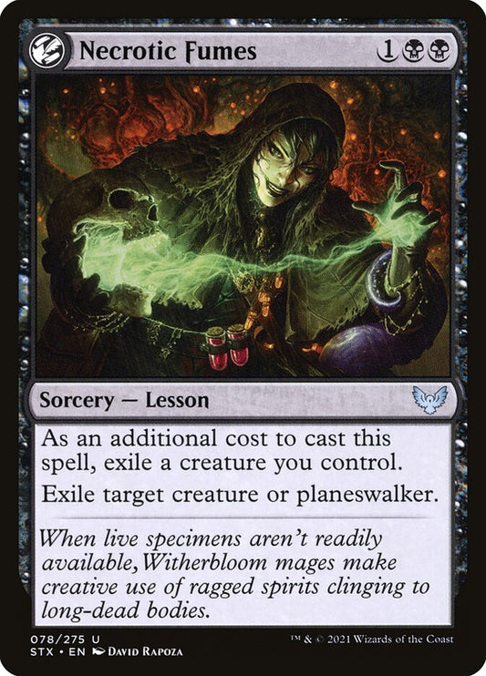 Necrotic Fumes – Strixhaven: School of Mages [STX] – D – #78