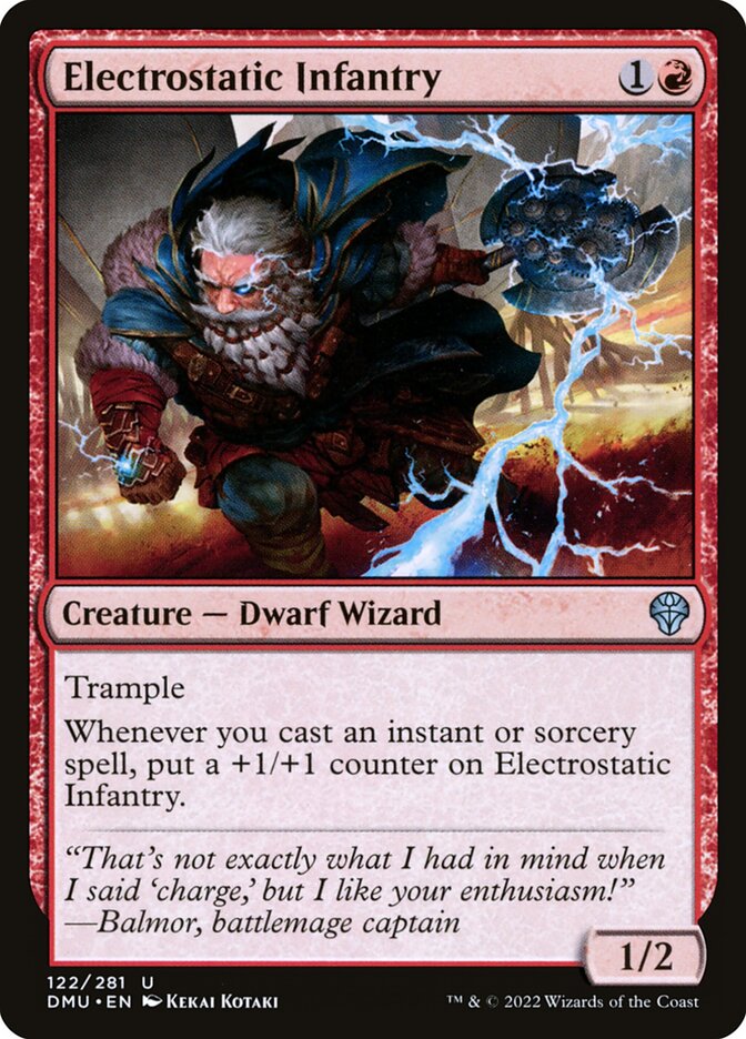Electrostatic Infantry – Dominaria United [DMU] – D – #122