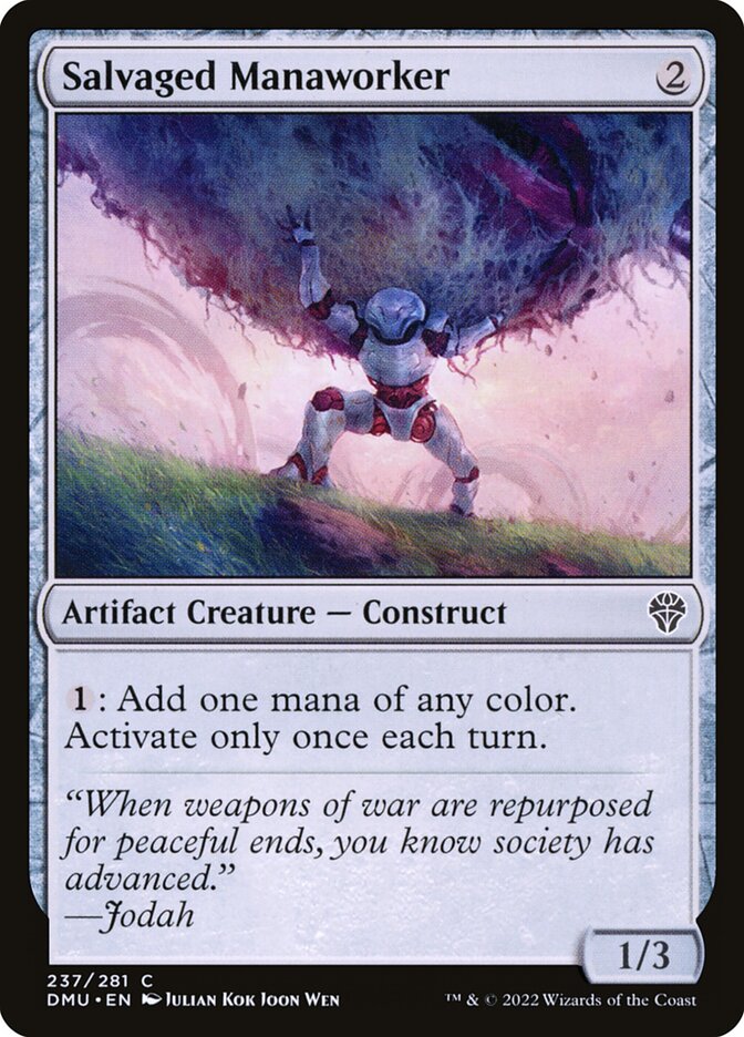 Salvaged Manaworker – Dominaria United [DMU] – English – #237