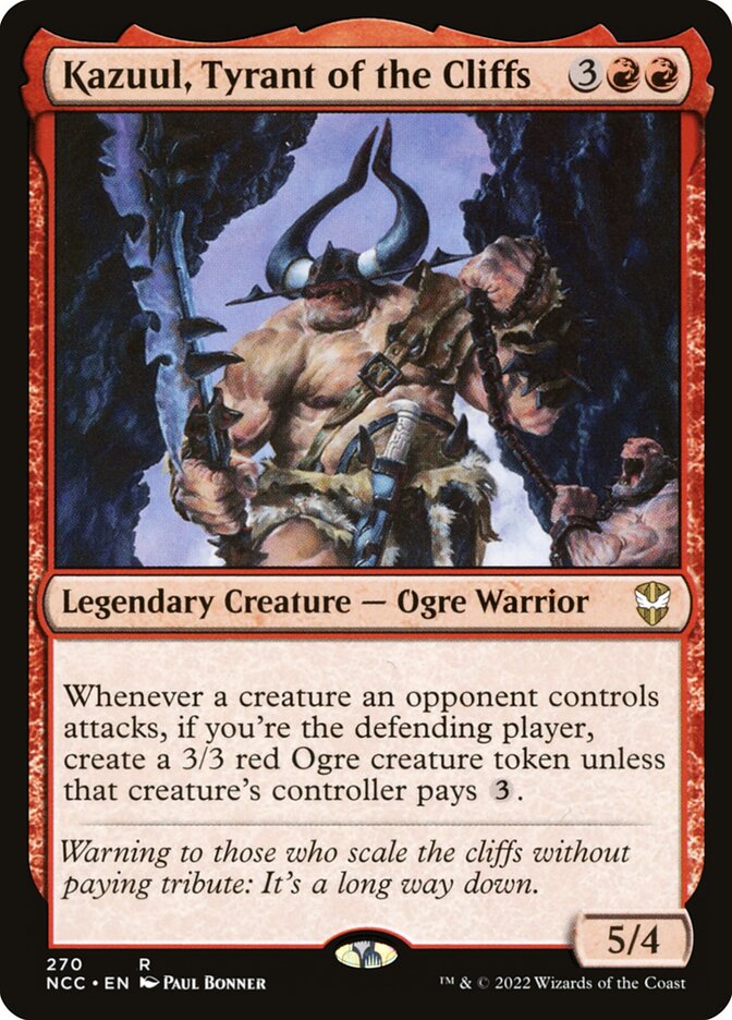 Kazuul, Tyrant of the Cliffs – New Capenna Commander [NCC] – English – #270