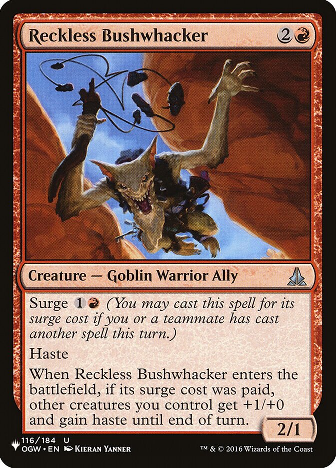Reckless Bushwhacker – The List [PLST] – English – #OGW-116