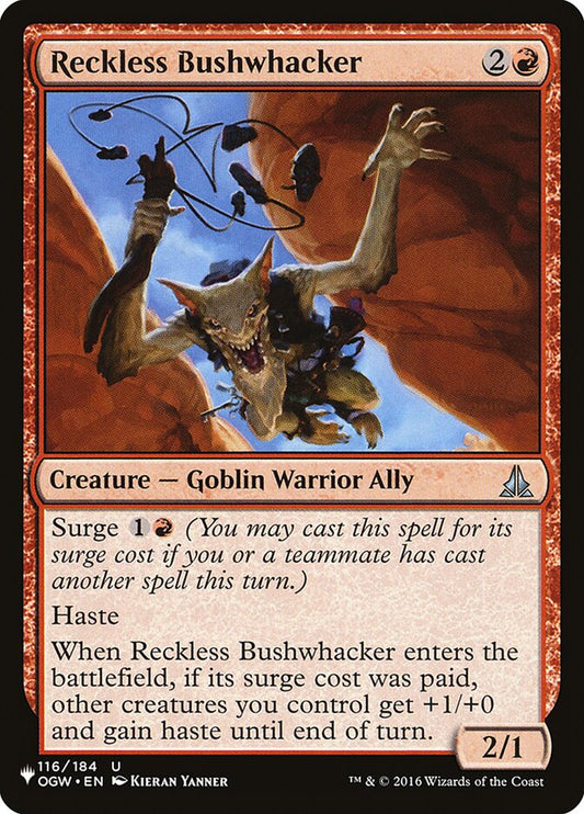 Reckless Bushwhacker – The List [PLST] – English – #OGW-116