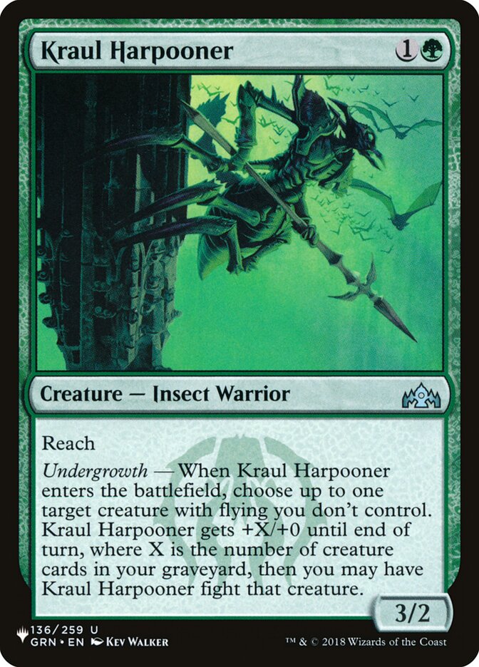 Kraul Harpooner – The List [PLST] – English – #GRN-136