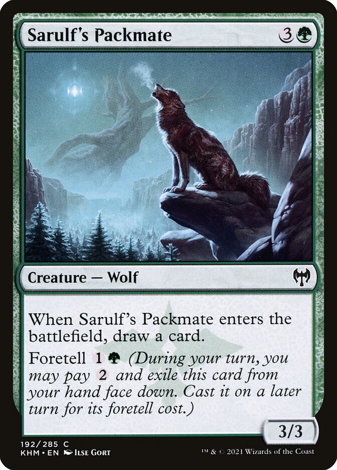 Sarulf's Packmate – Kaldheim [KHM] – English – #192