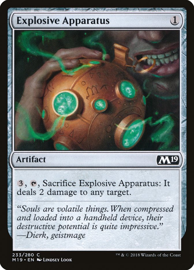 Explosive Apparatus – Core Set 2019 [M19] – D – #233