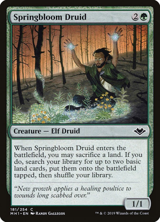 Springbloom Druid – Modern Horizons [MH1] – English – #181