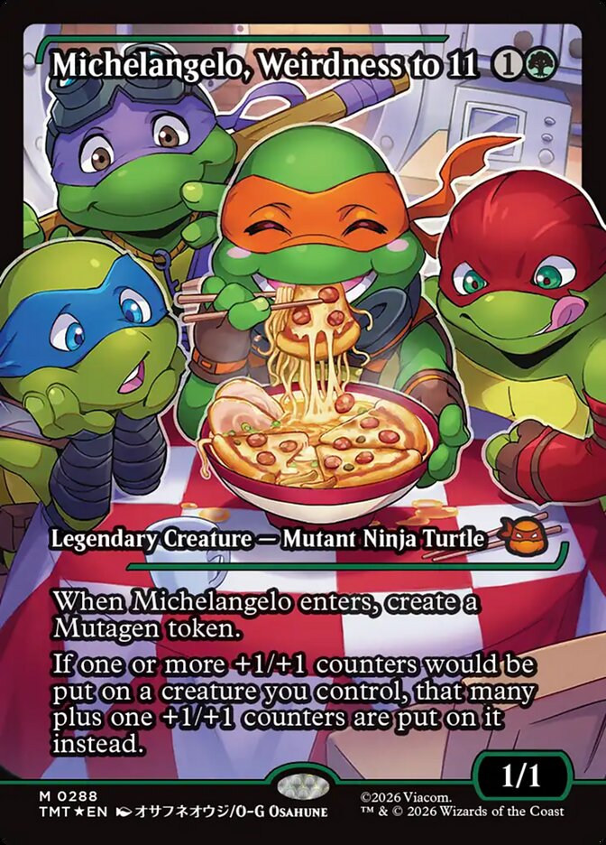 Michelangelo, Weirdness to 11 – Teenage Mutant Ninja Turtles [TMT] – English – #288