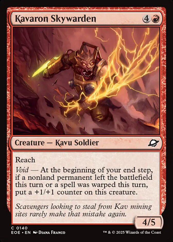 Kavaron Skywarden – Edge of Eternities [EOE] – D – #140
