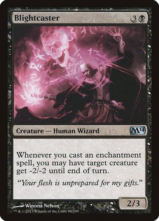 Blightcaster – Magic 2014 [M14] – English – #86