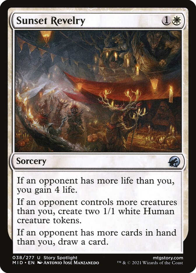 Sunset Revelry – Innistrad: Midnight Hunt [MID] – D – #38