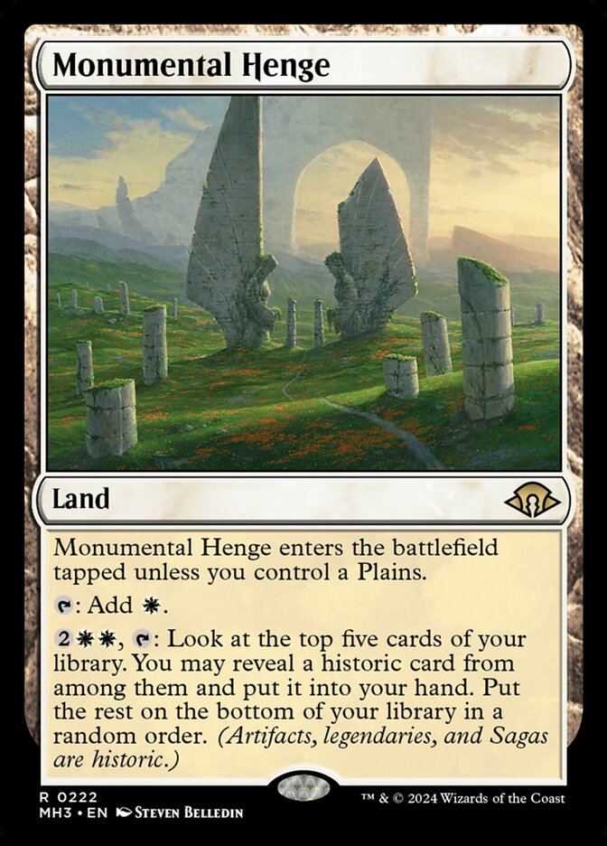Monumental Henge – Modern Horizons 3 [MH3] – English – #222