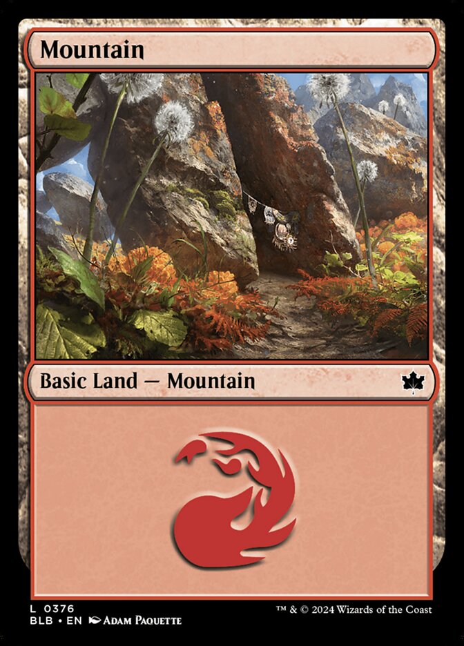 Mountain – Bloomburrow [BLB] – English – #376