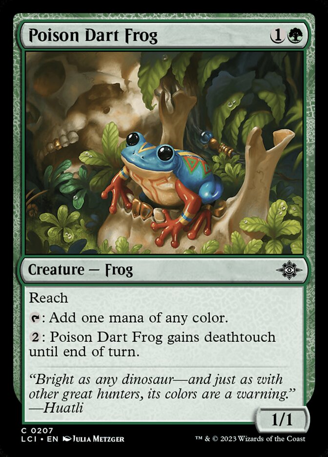Poison Dart Frog – The Lost Caverns of Ixalan [LCI] – D – #207