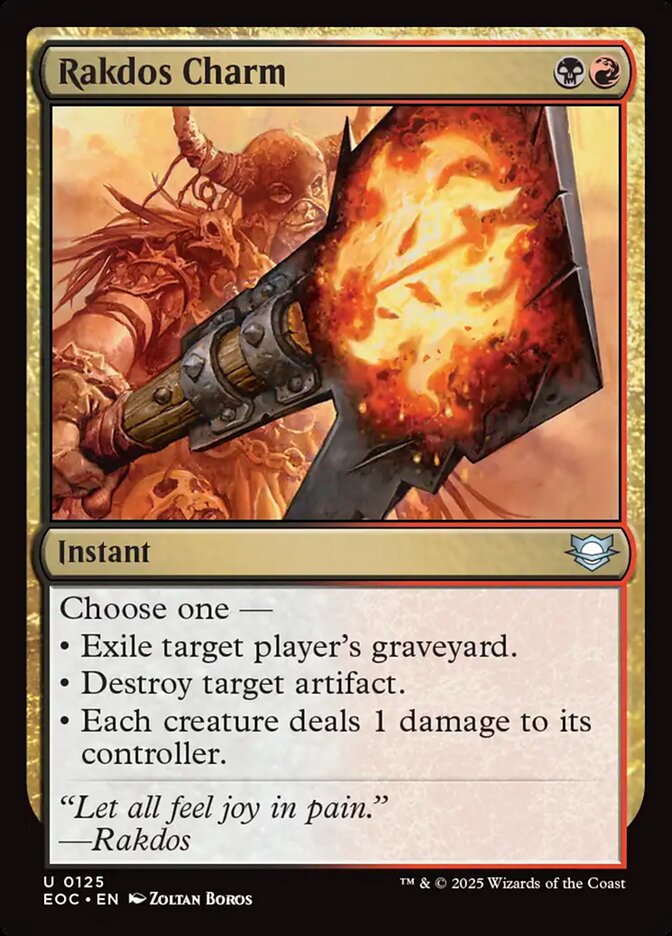 Rakdos Charm – Edge of Eternities Commander [EOC] – English – #125