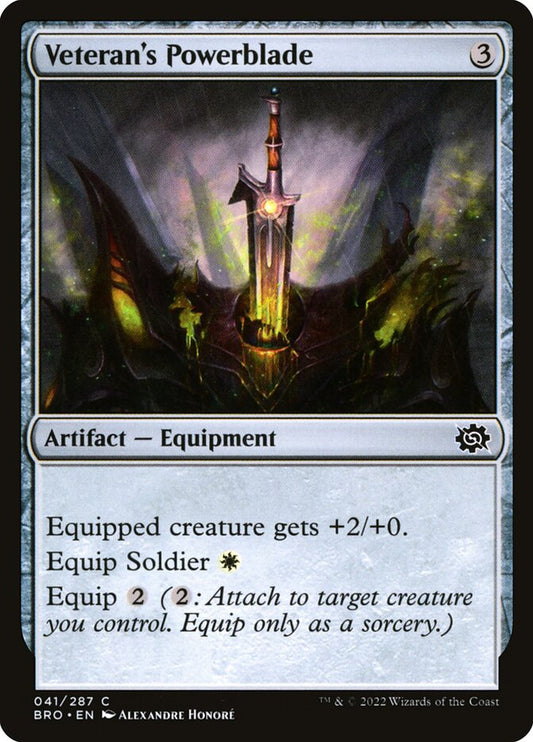 Veteran's Powerblade – The Brothers' War [BRO] – D – #41