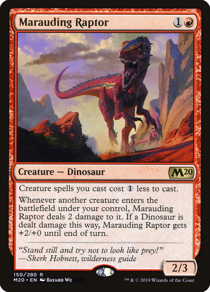 Marauding Raptor – Core Set 2020 [M20] – English – #150