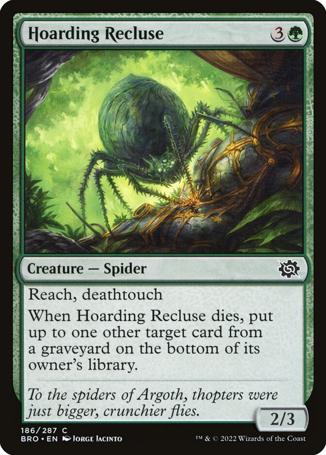 Hoarding Recluse – The Brothers' War [BRO] – D – #186