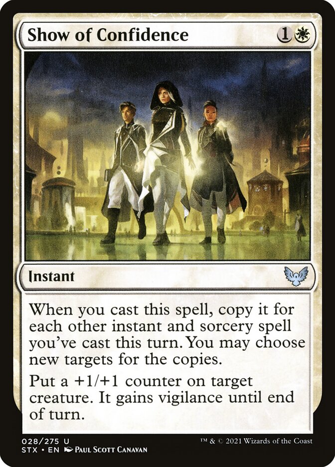Show of Confidence – Strixhaven: School of Mages [STX] – D – #28