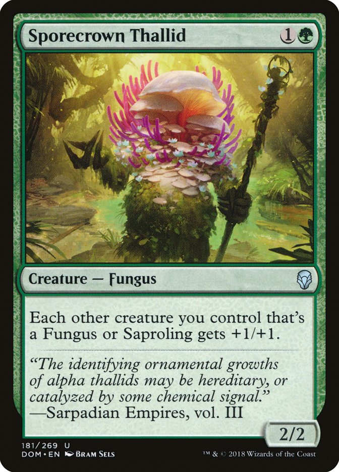 Sporecrown Thallid – Dominaria [DOM] – D – #181