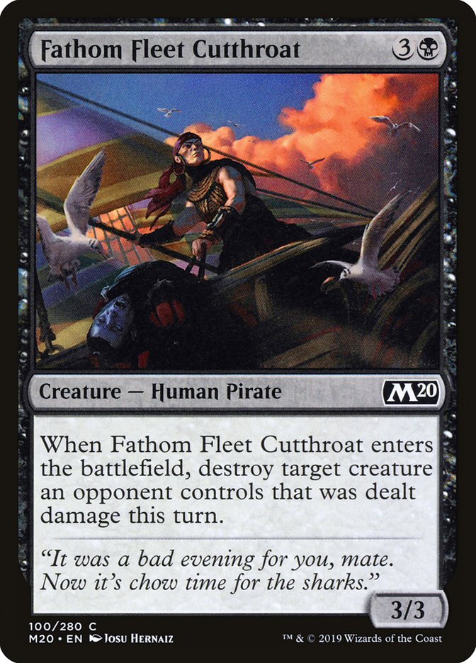 Fathom Fleet Cutthroat – Core Set 2020 [M20] – D – #100