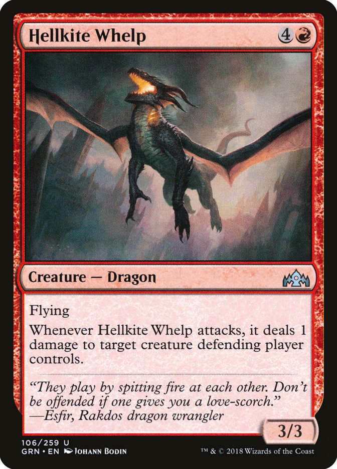 Hellkite Whelp – Guilds of Ravnica [GRN] – D – #106
