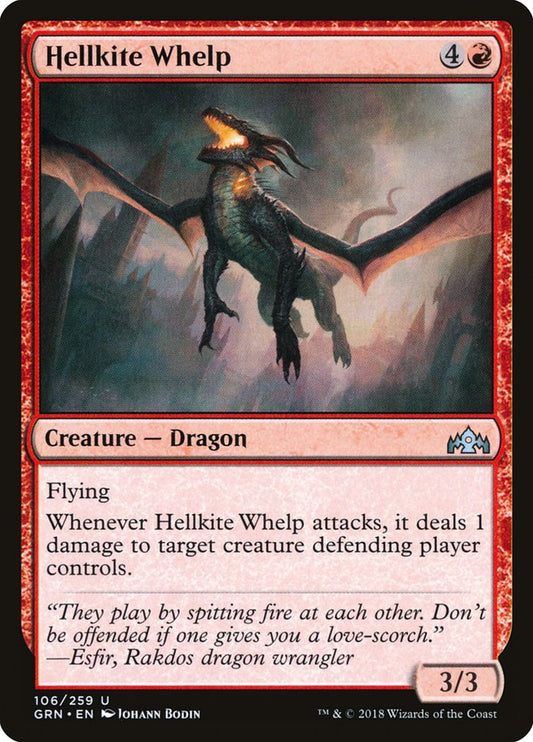 Hellkite Whelp – Guilds of Ravnica [GRN] – D – #106