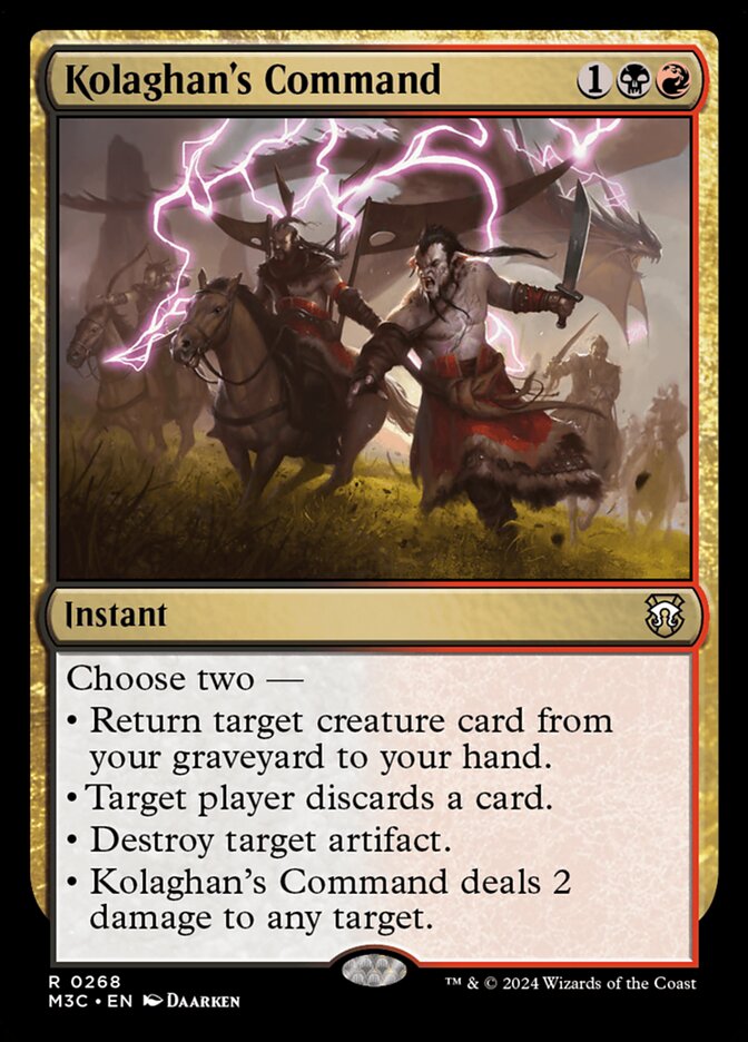 Kolaghan's Command – Modern Horizons 3 Commander [M3C] – English – #268