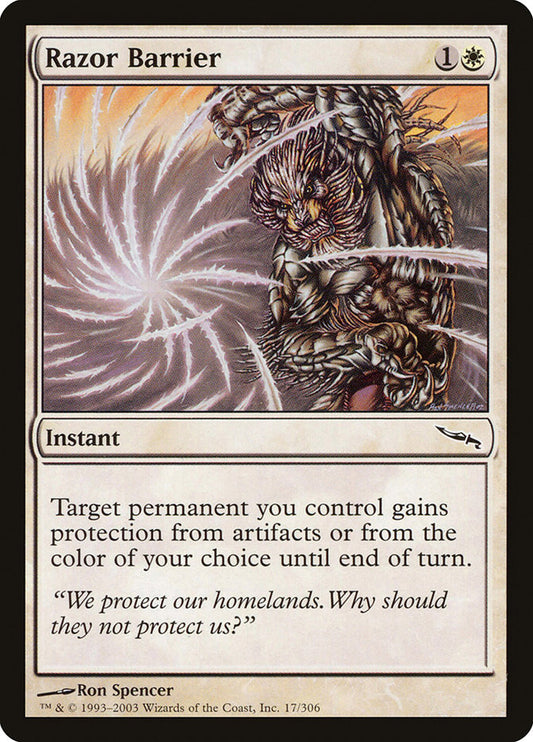 Razor Barrier – Mirrodin [MRD] – English – #17