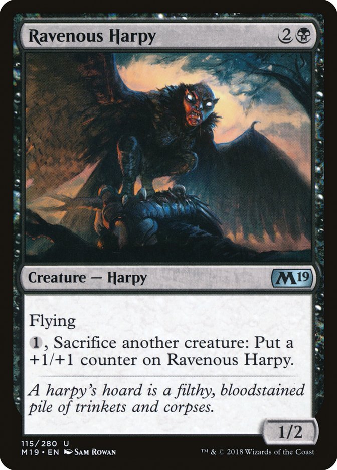 Ravenous Harpy – Core Set 2019 [M19] – D – #115