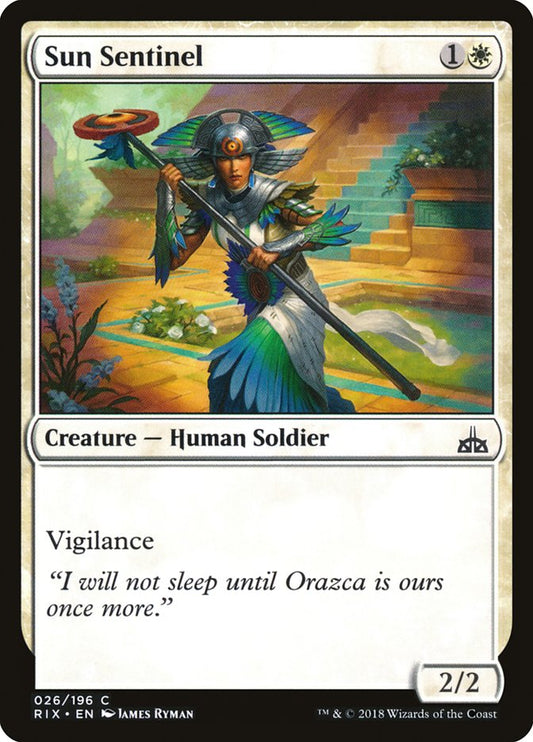 Sun Sentinel – Rivals of Ixalan [RIX] – D – #26