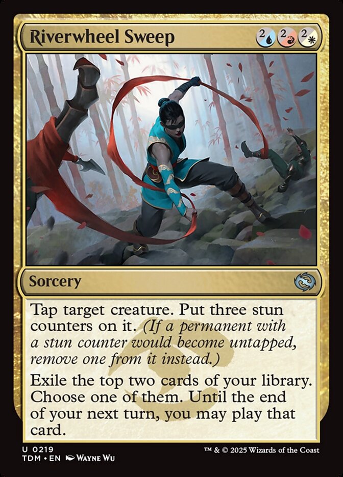 Riverwheel Sweep – Tarkir: Dragonstorm [TDM] – D – #219