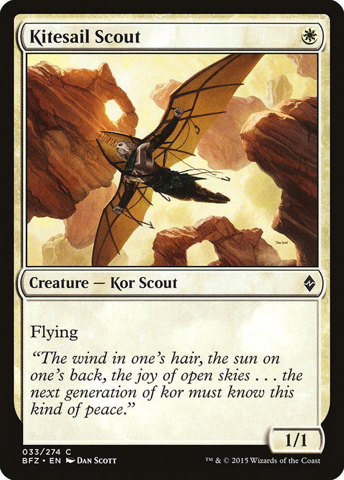 Kitesail Scout – Battle for Zendikar [BFZ] – English – #33