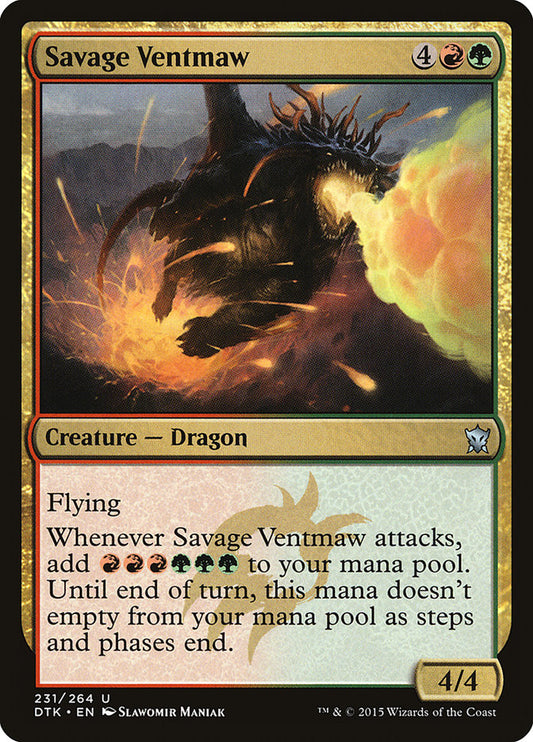 Savage Ventmaw – Dragons of Tarkir [DTK] – English – #231
