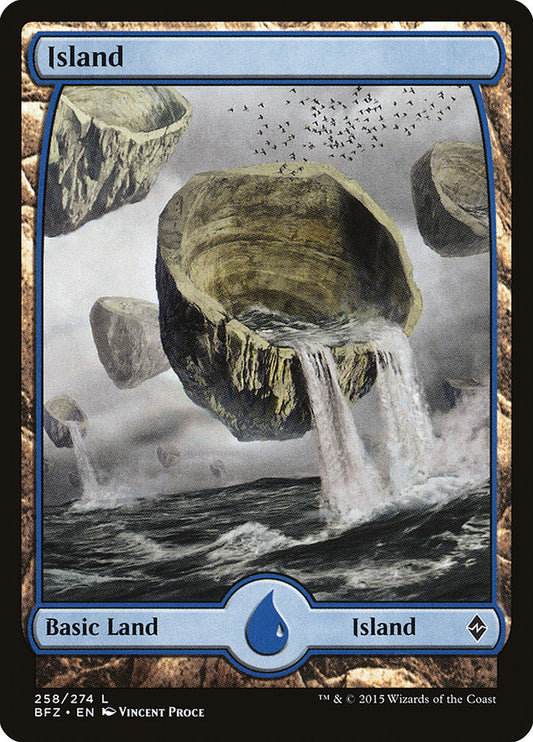 Island – Battle for Zendikar [BFZ] – English – #258