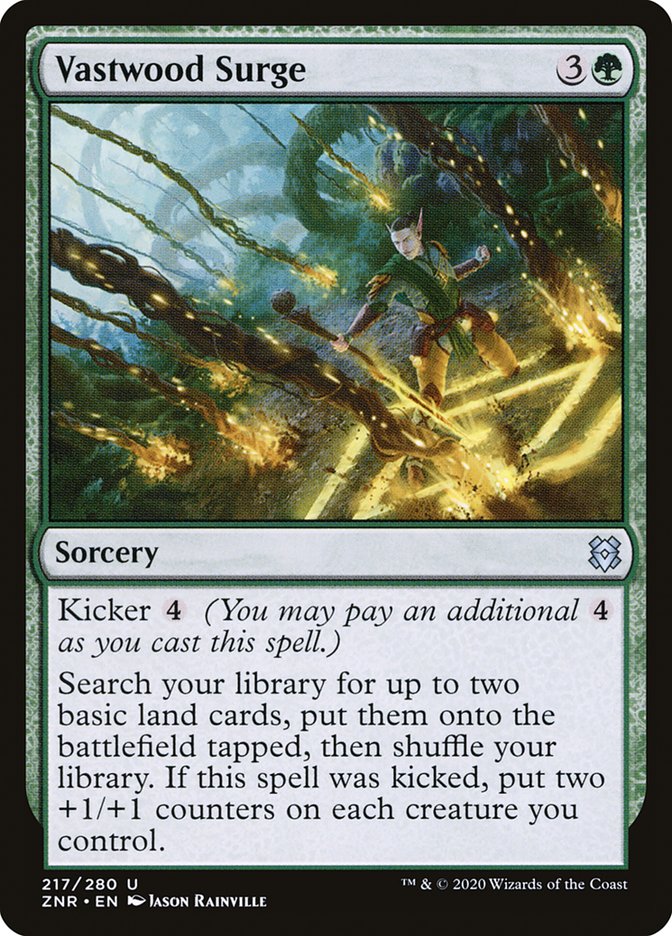 Vastwood Surge – Zendikar Rising [ZNR] – English – #217