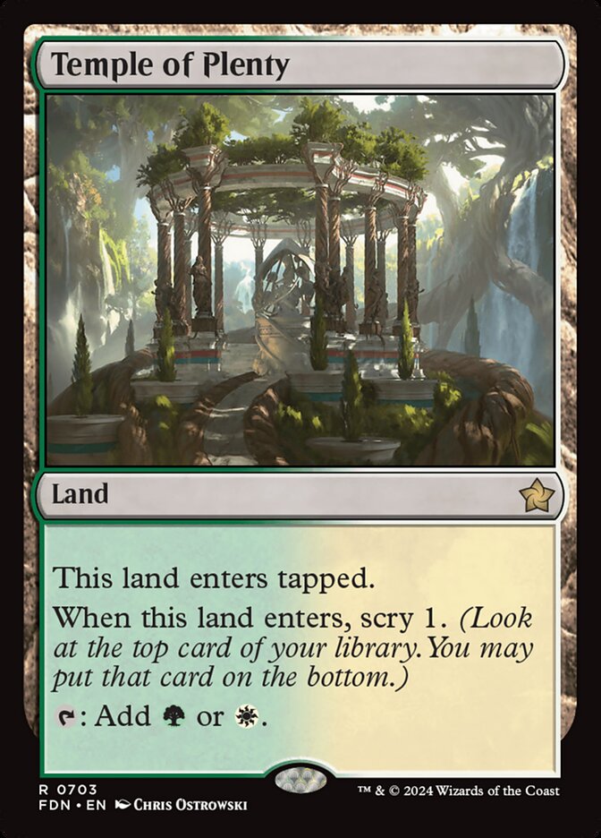 Temple of Plenty – Foundations [FDN] – English – #703