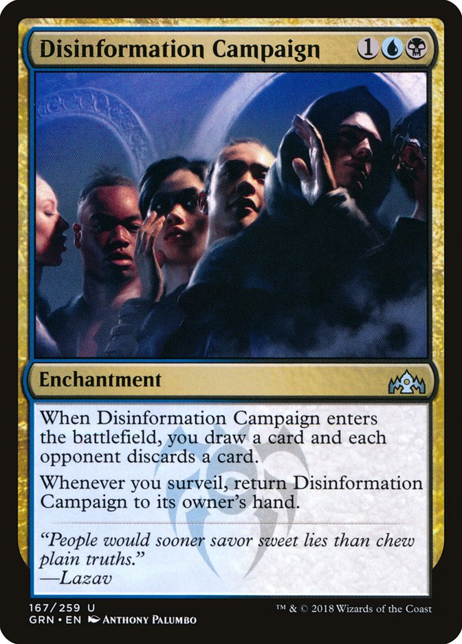 Disinformation Campaign – Guilds of Ravnica [GRN] – D – #167