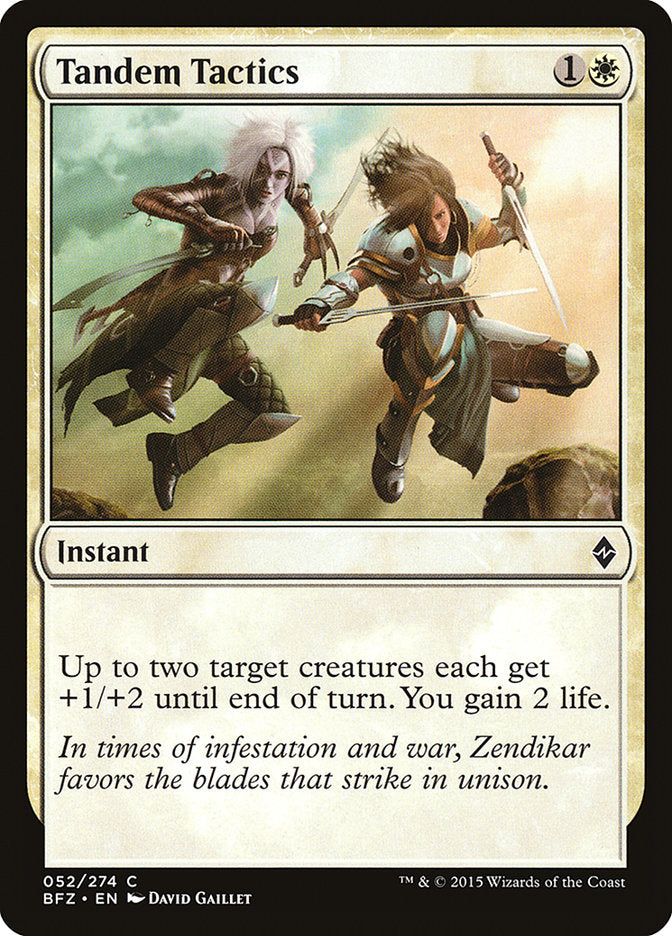 Tandem Tactics – Battle for Zendikar [BFZ] – D – #52
