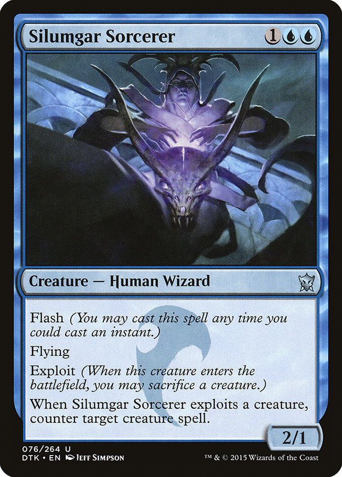 Silumgar Sorcerer – Dragons of Tarkir [DTK] – English – #76