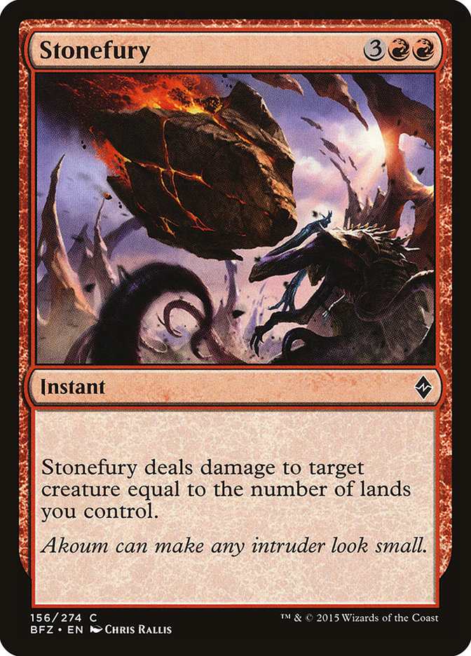 Stonefury – Battle for Zendikar [BFZ] – English – #156